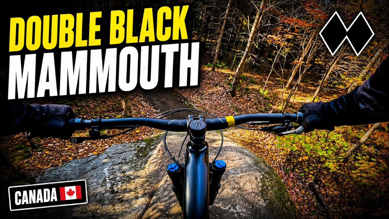 Canada's Most Technical Singletrack? | Mammouth Double Black (Sentiers du Moulin)