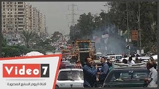 بالفيديو.. الأمن يطلق قنابل الغاز على الإخوان فى محيط مسجد السلام بمدينة نصر