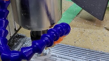 First Aluminum cuts on the WorkBee CNC