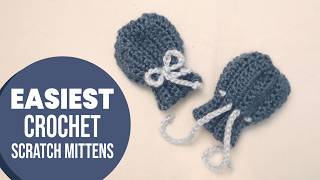 How to Crochet Baby Mittens (3–6 Months)
