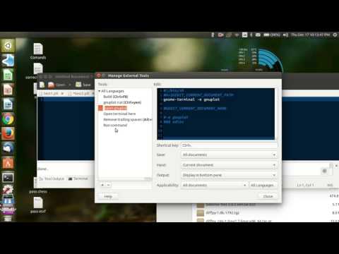 #2 configuracion de gedit y terminal para gnuplot
