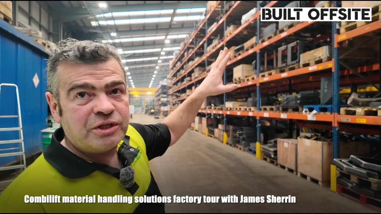 Inside Combilift’s Factory Supporting Modular Construction - YouTube