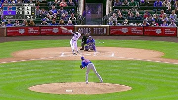 CHC@COL: Dahl lines a solo home run to left in 1st