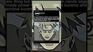 Naruto Vs Kurama L Naruto Uzumaki Edit 4K L