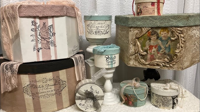 Hat Box Vintage Home decor Boxes