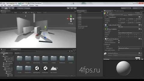 Lightmapping  Запекание теней в Unity3d  Урок