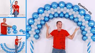 BIRTHDAY decoration ideas at home 🤩 how to decorate balloons for birthday 😍 balloon arch tutorial