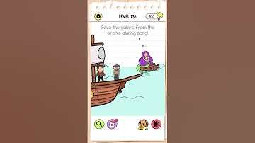 Brain Test All Star IQ Boost Level 236 Save the sailors from the sirens alluring #braintestallstar