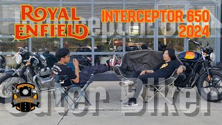 พาชม Royal Enfield INT 650 2024 ต่างจากเดิมยังไงบ้าง #outerbiker #royalenfield #interceptor650