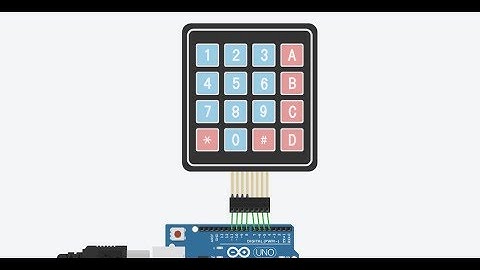 Arduino - teclado 4x4 (keypad)