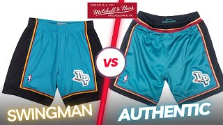 Mitchell &amp; Ness Swingman Shorts VS Mitchell &amp; Ness Authentic Shorts | What&#39;s the Difference???