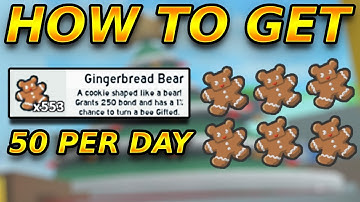 How to get Gingerbread bears in Bee Swarm Simulator