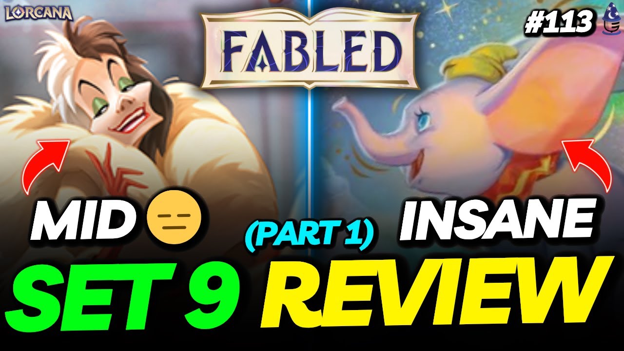 INSANE Set 9 Cards  | Fabled Set Review (Part 1) | Podcana Ep113 | Lorcana  Competitive Podcast