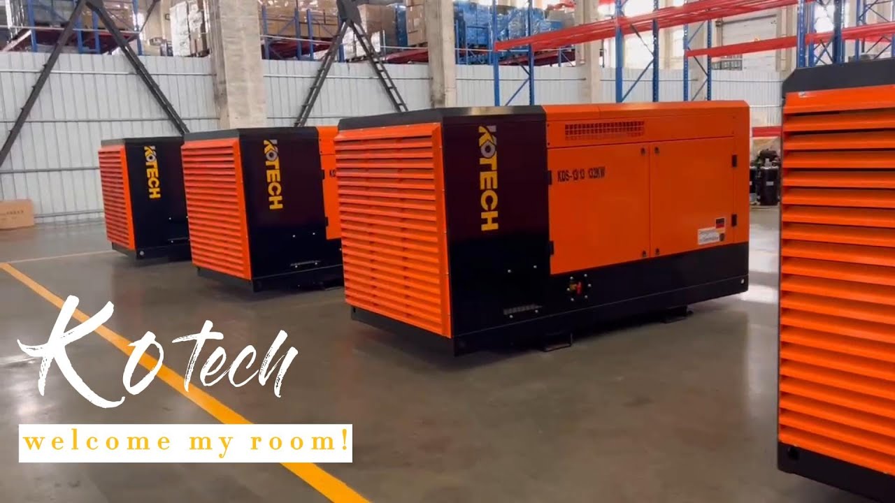 KOTECH KDS-13/13 132KW Diesel Skid Mounted Air Compressor,Customized according to the project