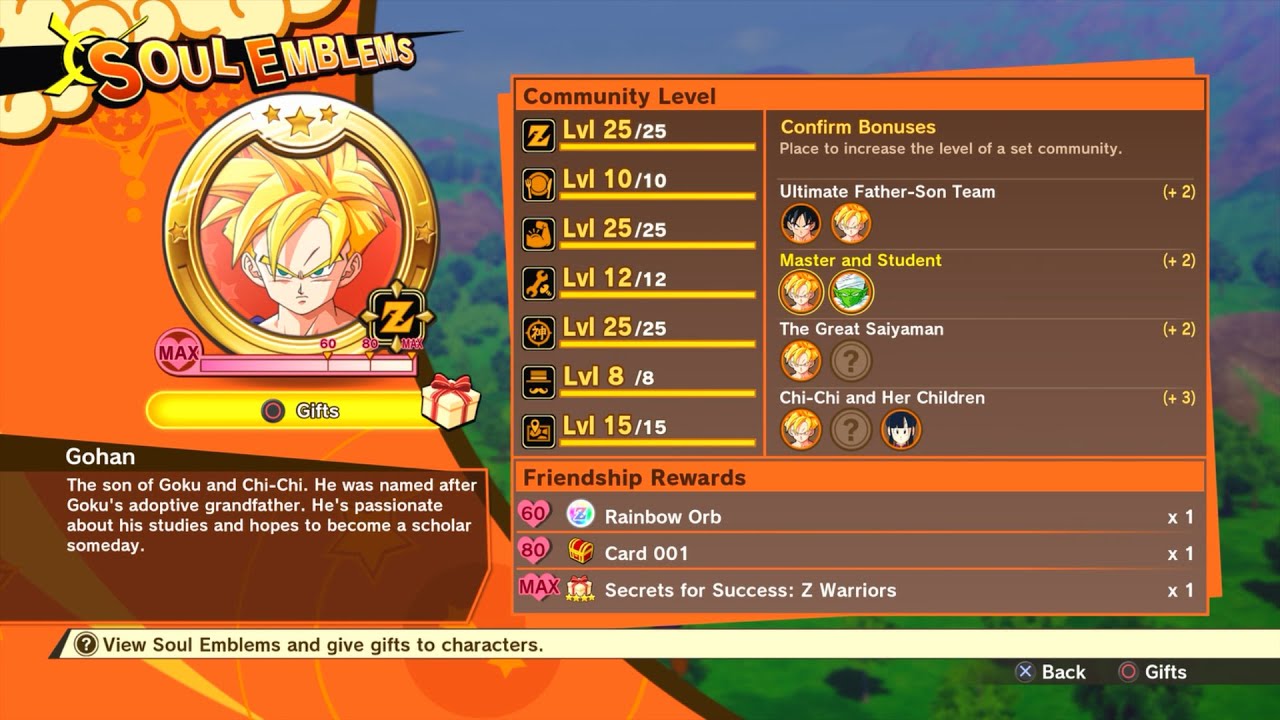 EASY MAX LEVEL COMMUNITY SOUL EMBLEMS DRAGON BALL Z KAKAROT YouTube