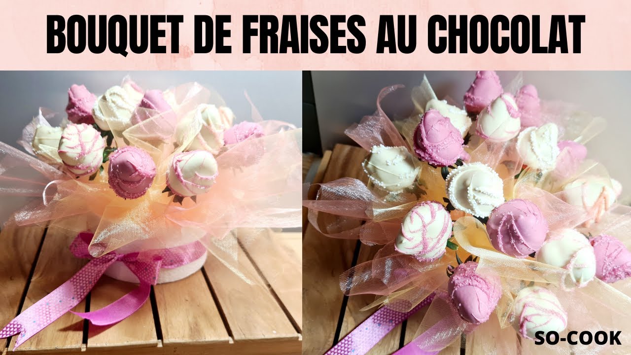 Recette de fraises au chocolat
