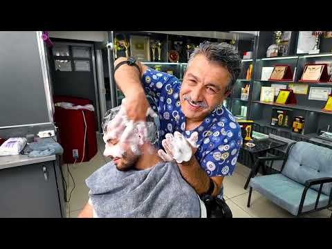 THE ONLY VIDEO YOU WILL WATCH TO SLEEP. ASMR RELAXING HEAD MASSAGE , HAIR WASHING , BRAVE SHAVING