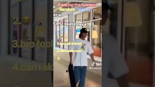 Ranking the funniest random moments videos #shorts #funnyvideos #random