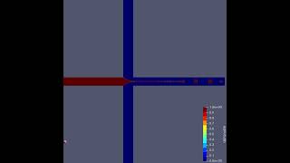 Slugging Regime in cross channel microfluidic device