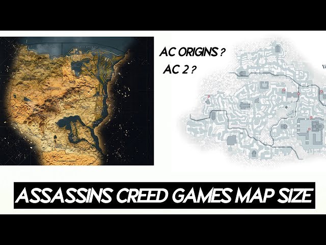 Assassin's creed Valhalla Map SIZE comparison 