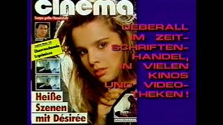 Cinema Zeitschrift Werbung der 80er