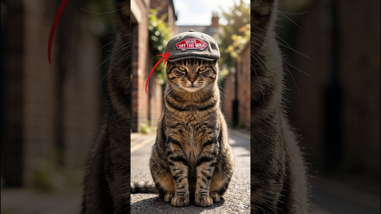 This Cat Got a Custom Vans Cap | Boss Vibes Activated