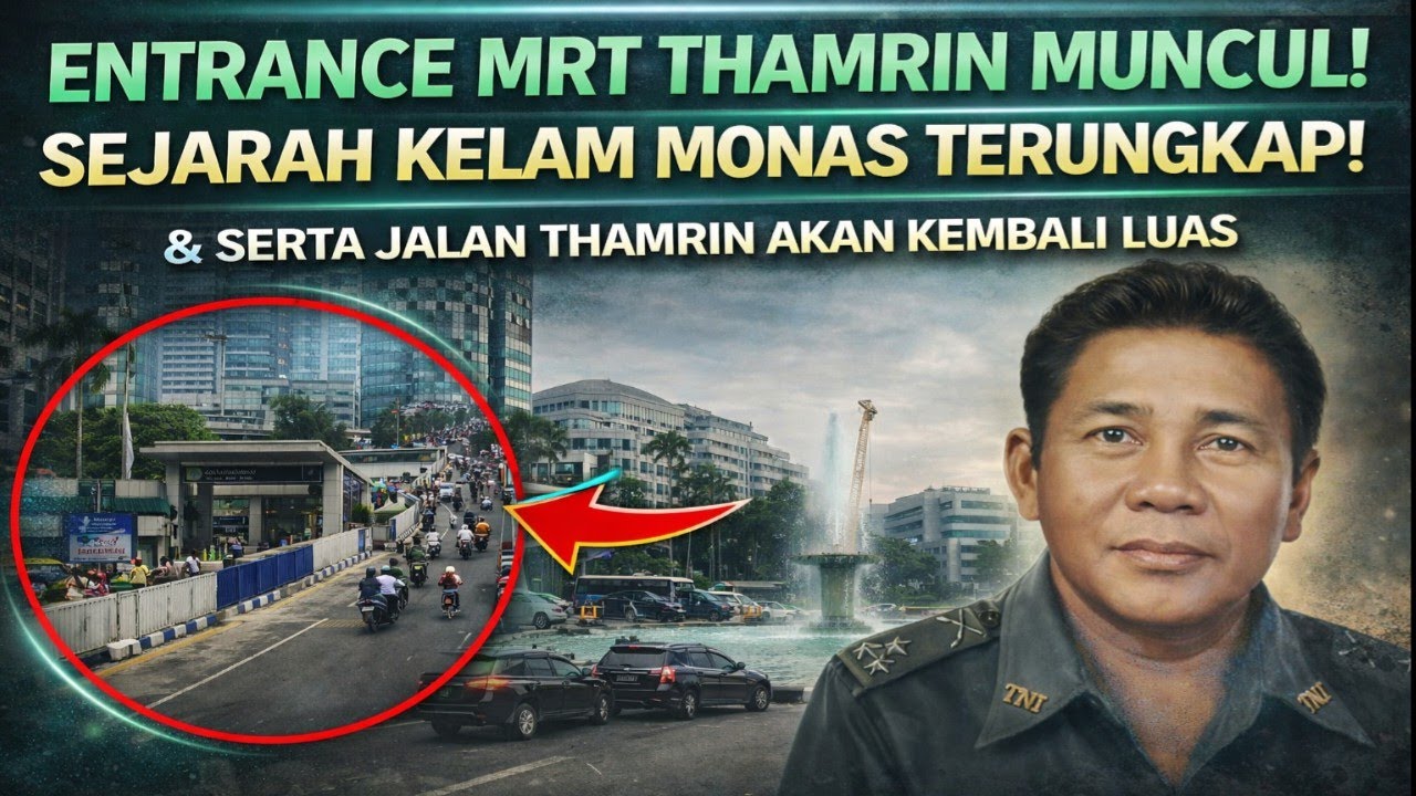Vlog Sekitar Jalan Thamrin Ke Sekitar Medan Merdeka Barat | Entrance MRT Thamrin Sudah Kelihatan