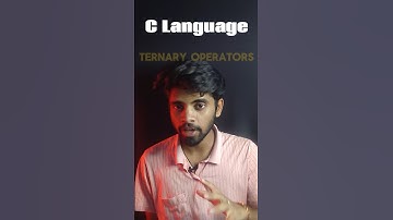 C LANGUAGE | Ternary Operators #clanguage #clanguageforbeginners #clanguageintelugu