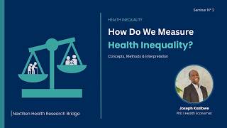How Do We Measure Health Inequality?