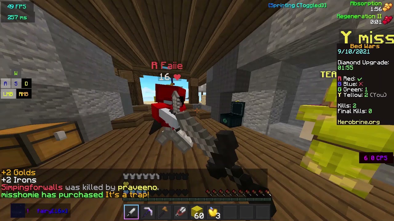 1v1ing Faiie (herobrine.org)