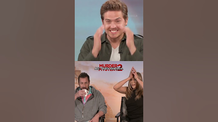 #DylanSprouse reacts to #AdamSandler’s Paris run-in with him! 😅