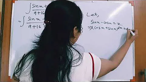 Integration sinx+cosx/9+16sin2x dx