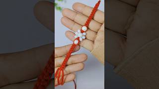 thread bracelet tutorial #macramebracelet #threadbracelet