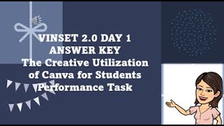 The Creative  Utilization of Canva for Students Performance Task