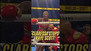 Claressa Shields STOPS Kaye Scott & becomes champion again!