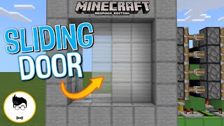 Minecraft BE 4x4 SLIDING DOOR! (PE/Xbox/PS4/Windows10/Switch)