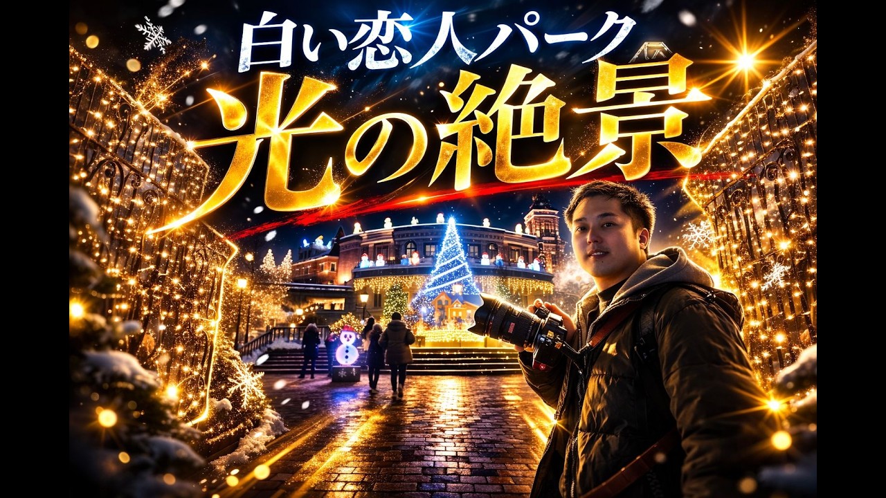 【白い恋人パーク】イルミネーションを撮影してきた