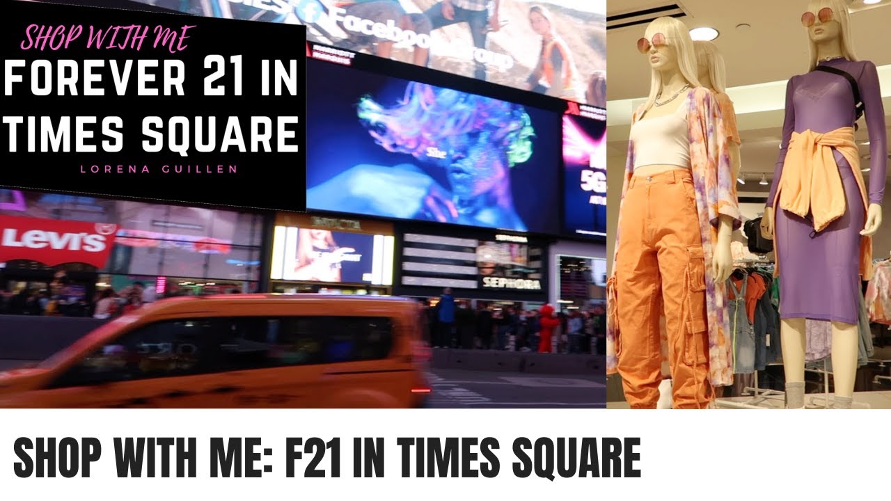 SHOP WITH ME AT THE FOREVER 21 IN TIMES SQUARE