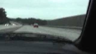 Turbo Toyota Supra  vs Bike on highway