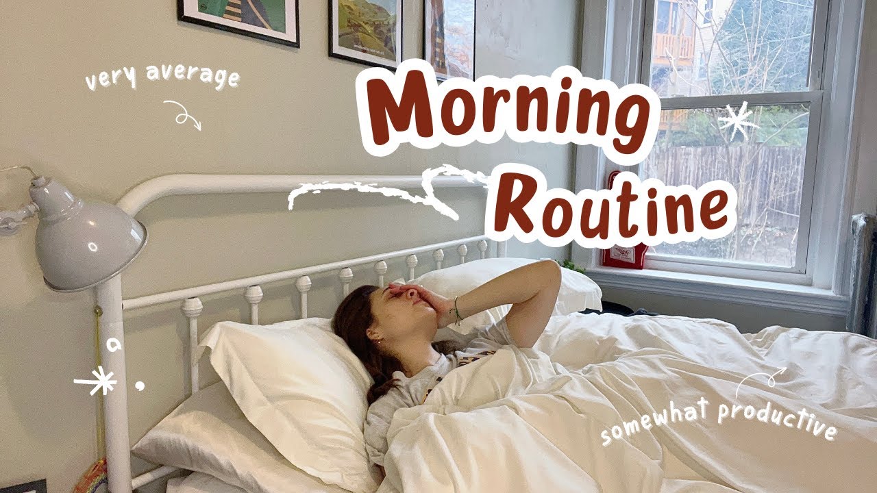 a post-grad's very average morning routine (7 am wake-up) - YouTube