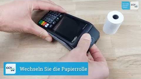 Wechseln Sie die Papierrolle Move 3500 DE