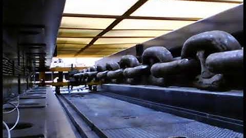 Anchor chain break load test