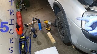 How to Remove a Stuck and Seized  Wheel / Tire