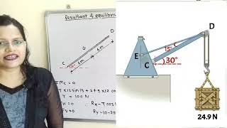 Problem 5 equilibrium of system of coplanar non concurrent forces, Engineering mechanics