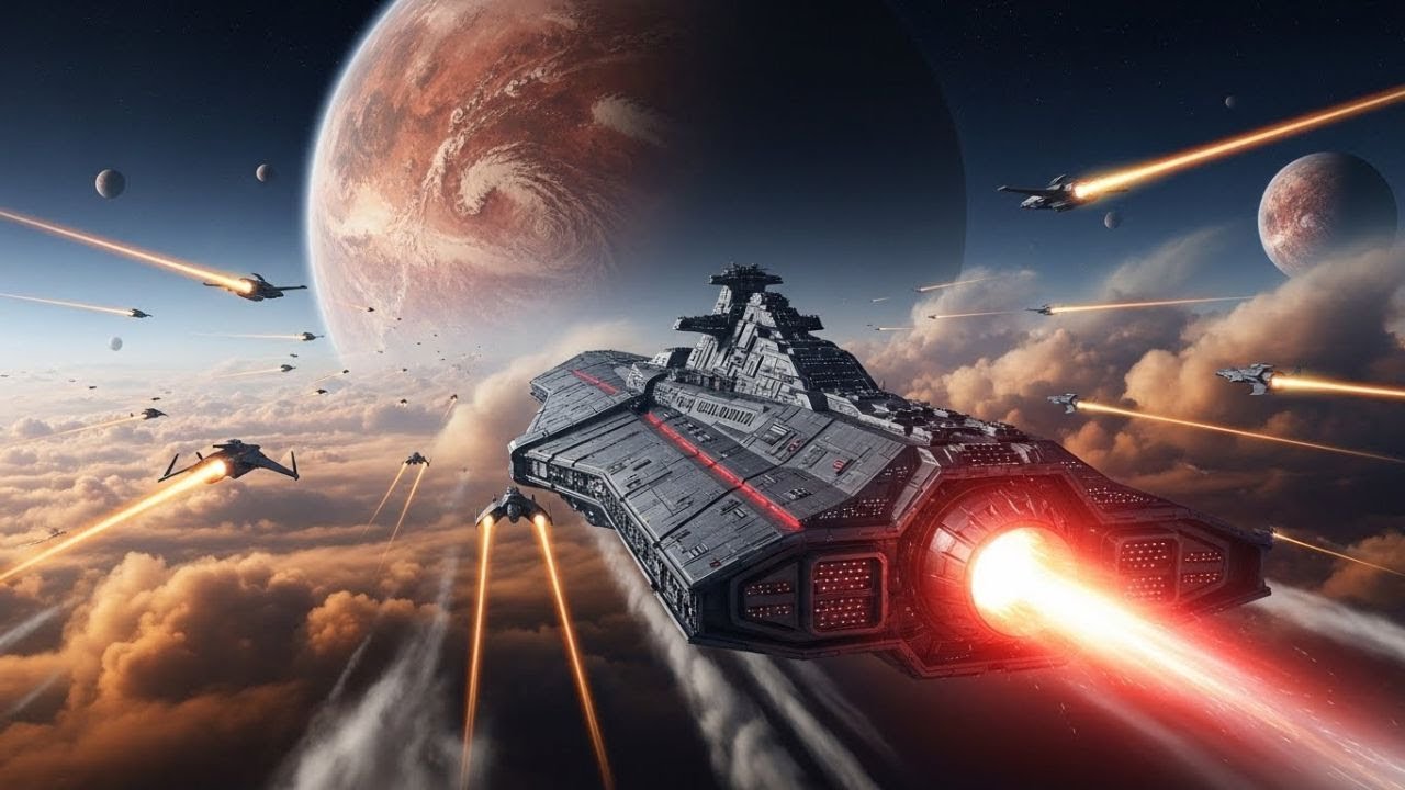 “First Contact Shattered—Humanity’s Monster Dreadnought Ended Negotiations Instantly | HFY Sci-Fi”.