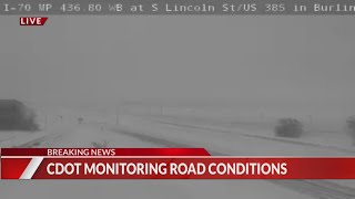 CDOT monitoring road conditions and closures across the state