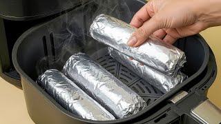 Tavuk Göğsünü Alüminyum Folyoya Sardım Ve Fritöze Attım Şimdiye Kadarki En Kolay Akşam Yemeğim