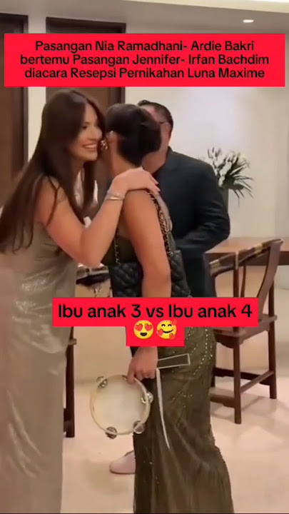 Pesona Nia Ramadhani dan Jennifer Bachdim di Acara Resepsi Pernikahan Luna Maya dan Maxime Bouttier