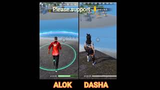 Alok Vs Dasha Character Ability Test In Free Fire🔥