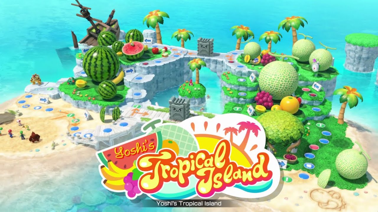 Mario Party Superstars - Yoshi's Tropical Island (30 Turns, Master CPU)